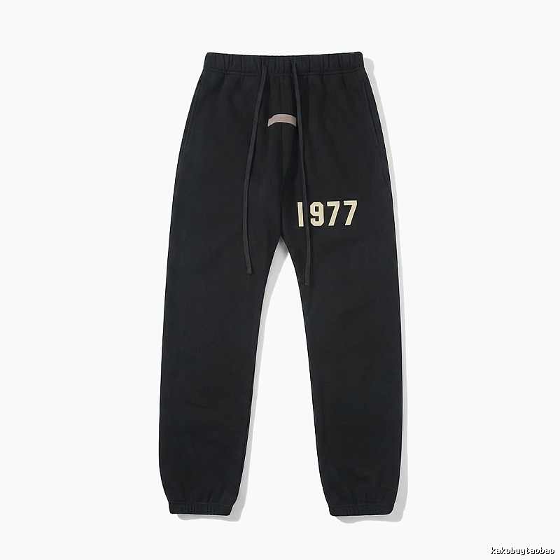 ESSENTIALS 1977 Wind Black Sweatpants