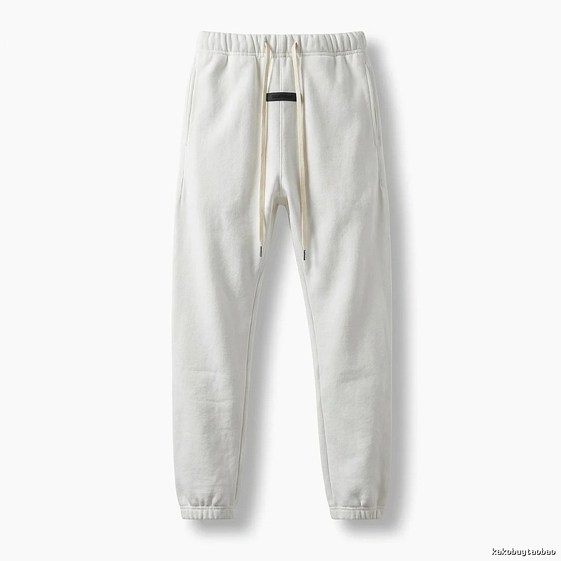 ESSENTIALS Basic Casual White Sweatpants