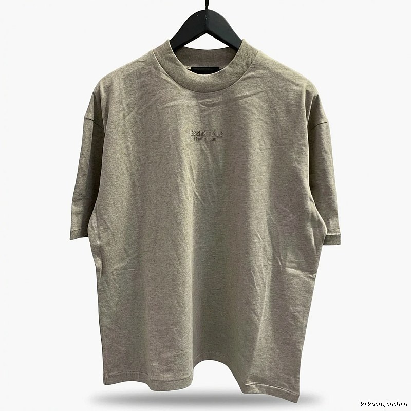 ESSENTIALS Basic Light Gray T-shirt