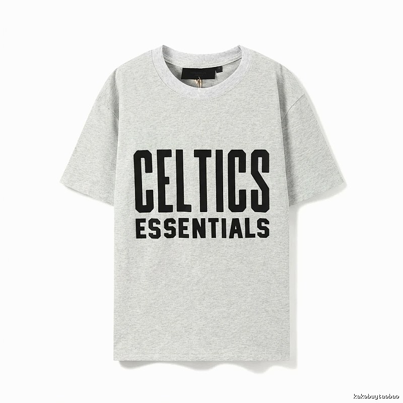 ESSENTIALS Gray and Black T-shirt of the Trendy Brand