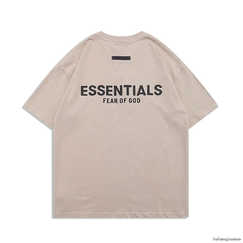 ESSENTIALS minimalist style beige T-shirt