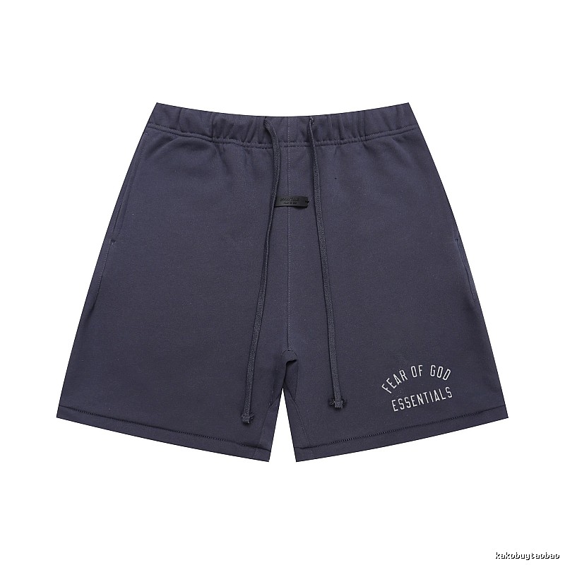 ESSENTIALS minimalist style dark gray shorts