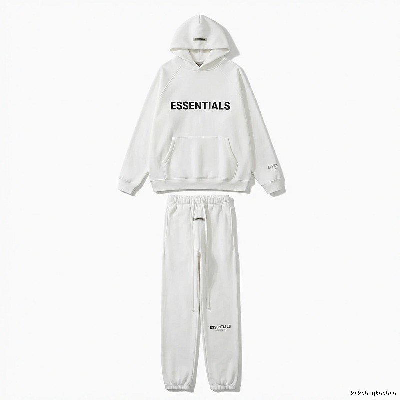 ESSENTIALS minimalist style white suit
