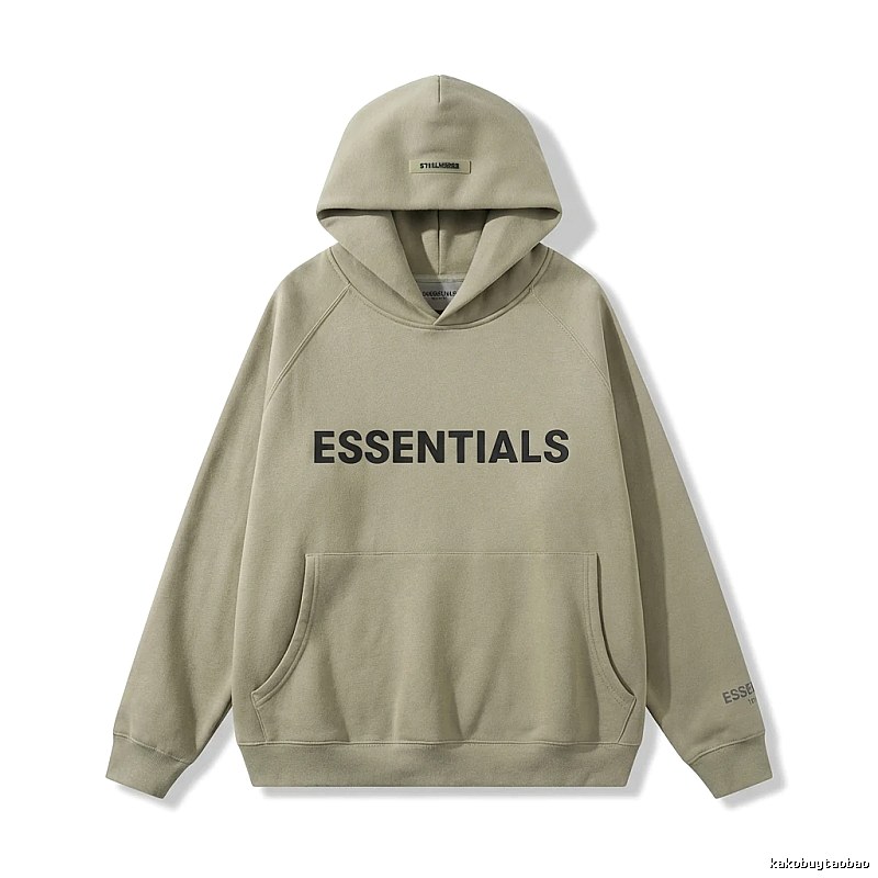 ESSENTIALS Simple Style Grey Hoodie