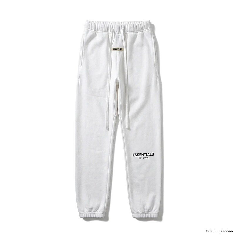 ESSENTIALS Simple Style White Sweatpants