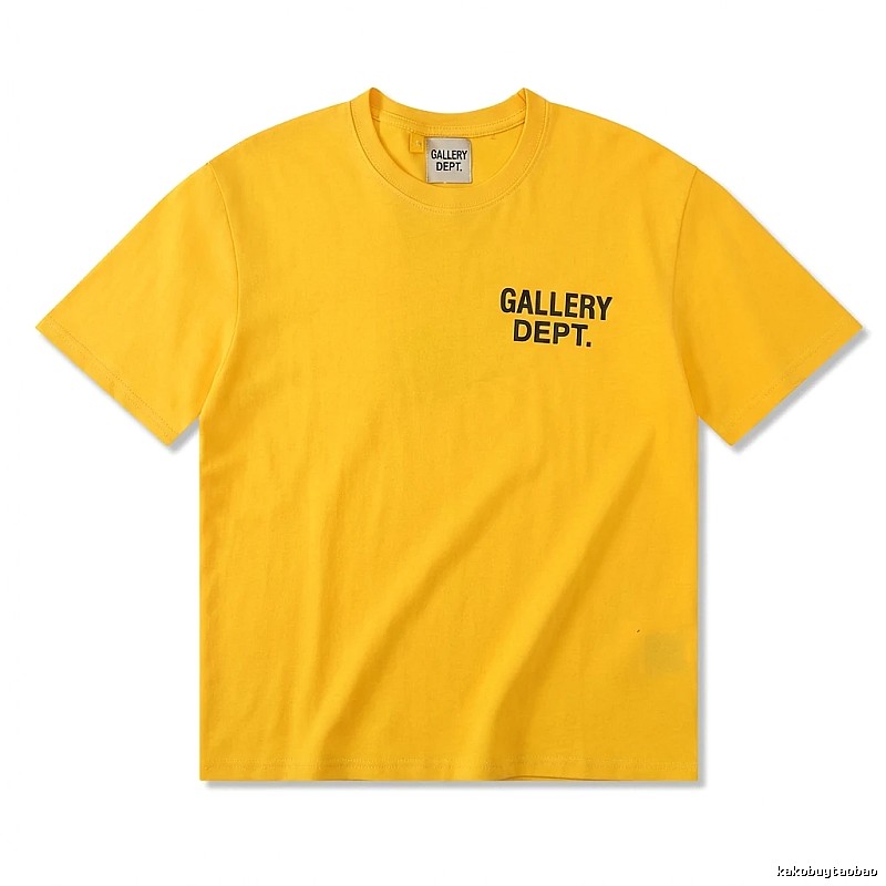 Gallery Dept. Alphabet Style Yellow T-shirt