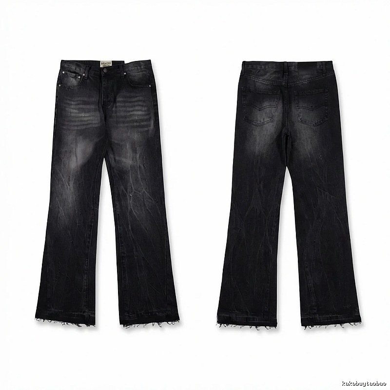 Gallery Dept. Distressed Black Jeans