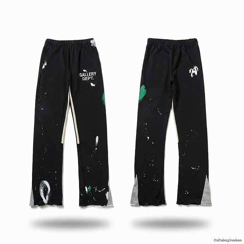Gallery Dept Graffiti Style Black Trousers