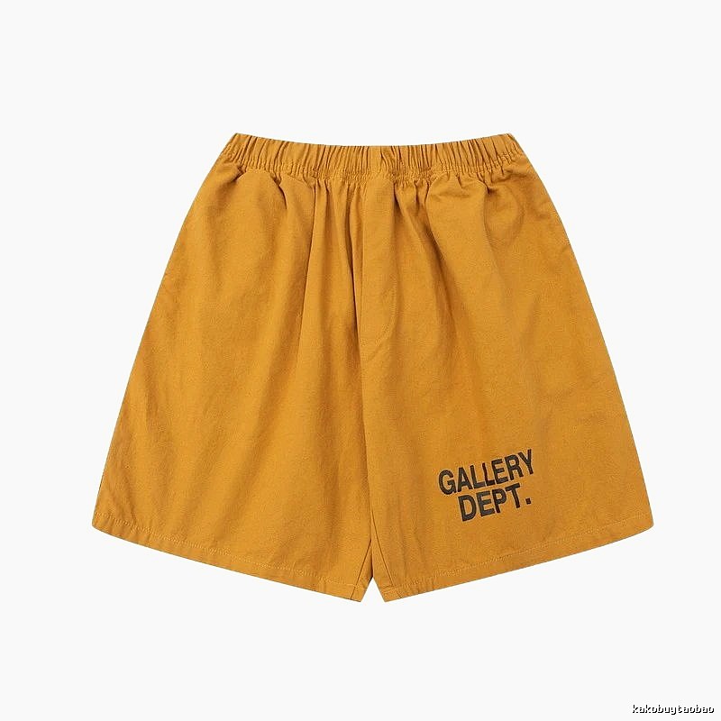 Gallery Dept. minimalist style yellow shorts