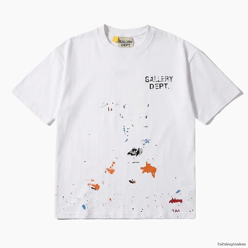 Gallery Dept Splatter Paint Style White T-shirt