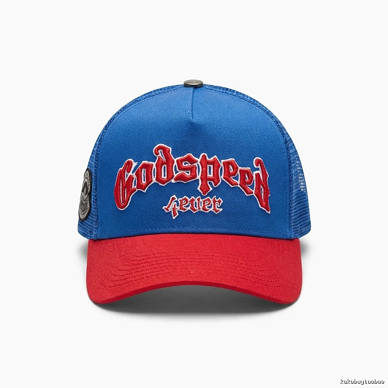 Godspeed Retro Style Red and Blue Hat