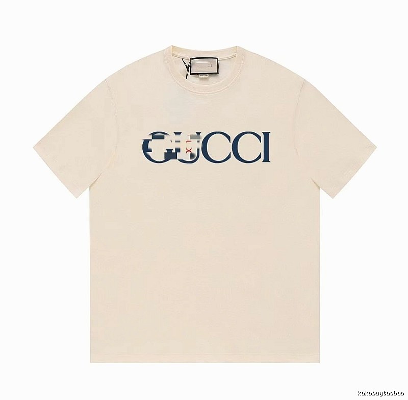Gucci Classic Printed Casual Style Off-white Short Sleeve T-Shirt