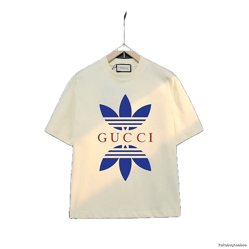 Gucci Co-branded Simple Style White T-shirt