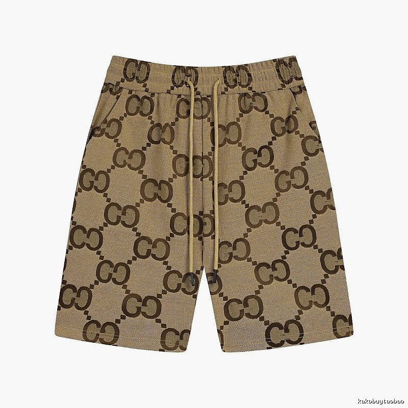 Gucci Double G Brown Retro Shorts