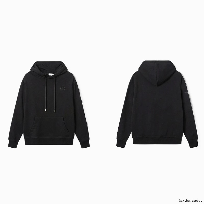 Gucci minimalist style black hoodie