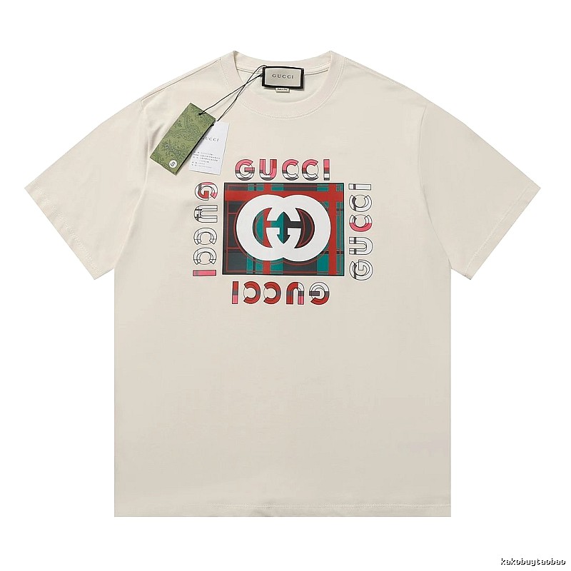 Gucci printed fashion white T-shirt
