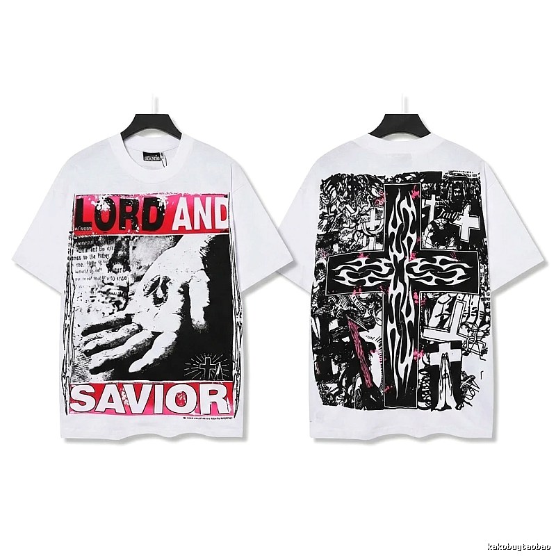 Hellstar religious style white T-shirt