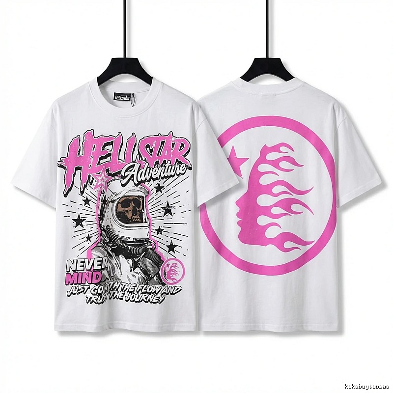 Hellstar Trendy Style White T-shirt