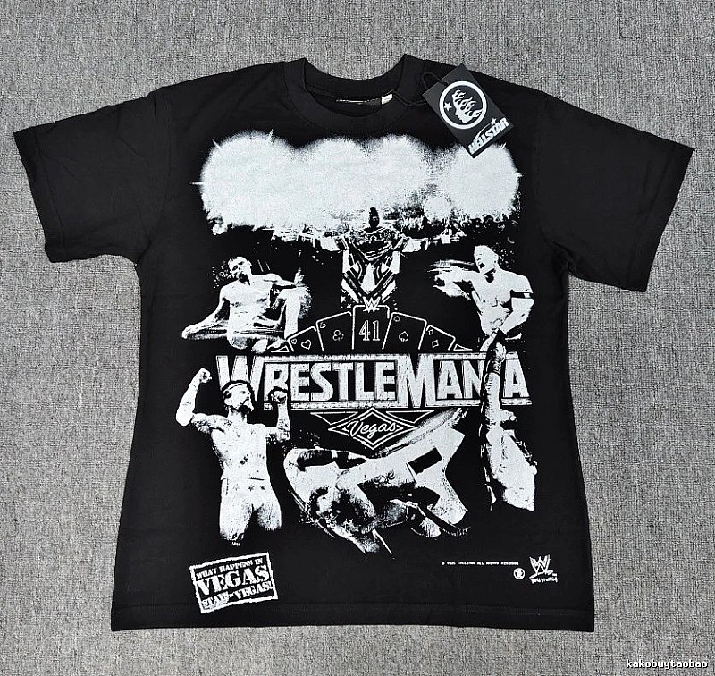 Hellstar WrestleMania Street Style Black T-Shirt