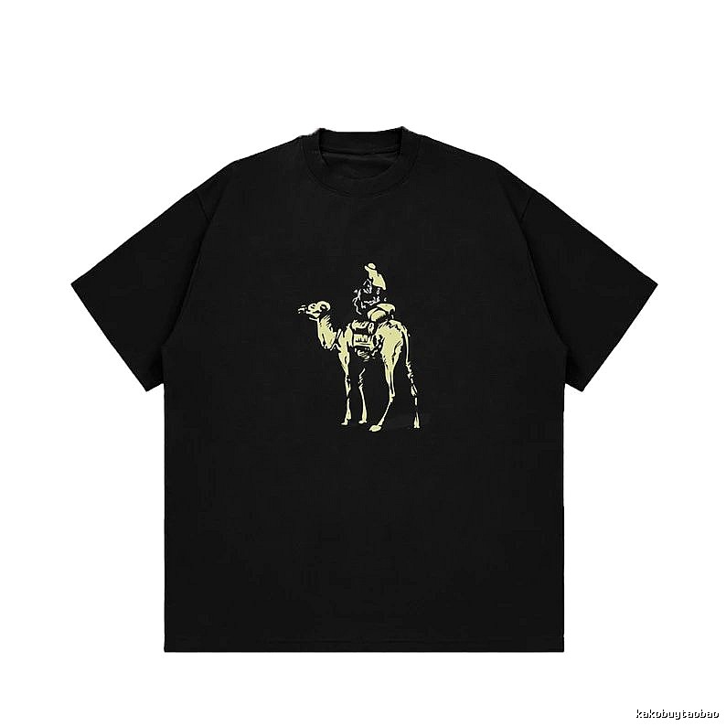 Hermes Casual Horse graphic T-shirt White Equestrian Artwork for Streetwear Looks