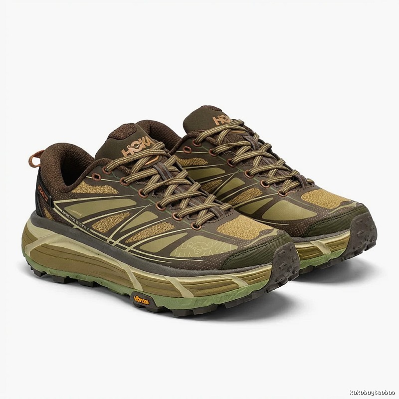 HOKA Trail Running Series Outdoor Style Brown Shoes