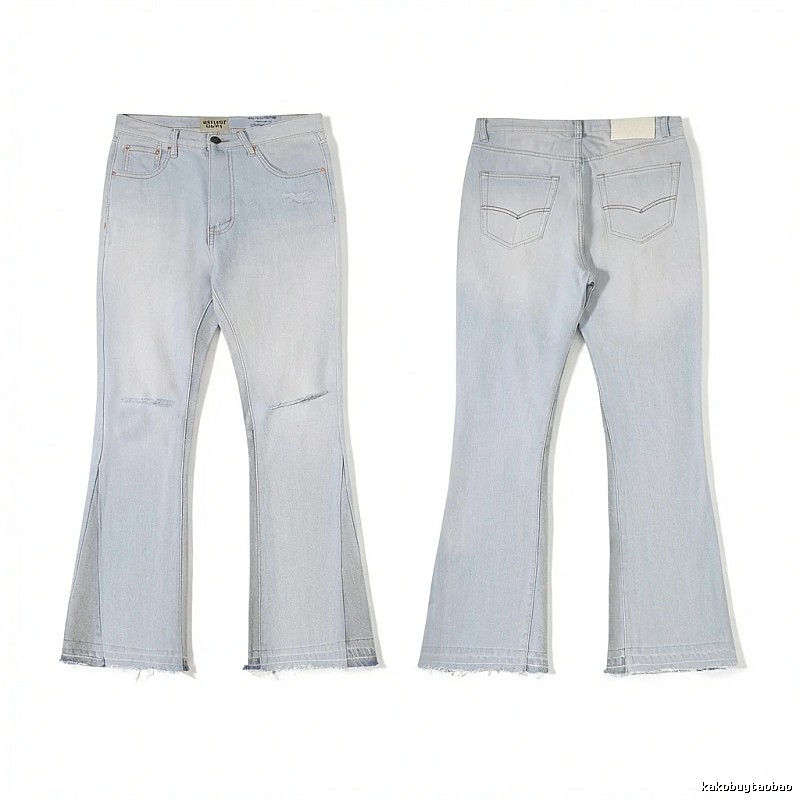 Hole-flared jeans from Gallery Dept.