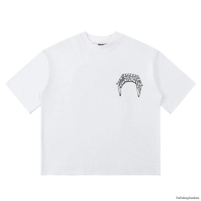 House of Errors Trendy White Short-sleeve Shirt