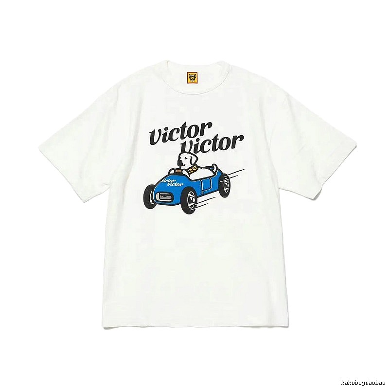 HUMAN MADE Racing Puppy Vintage White T-Shirt
