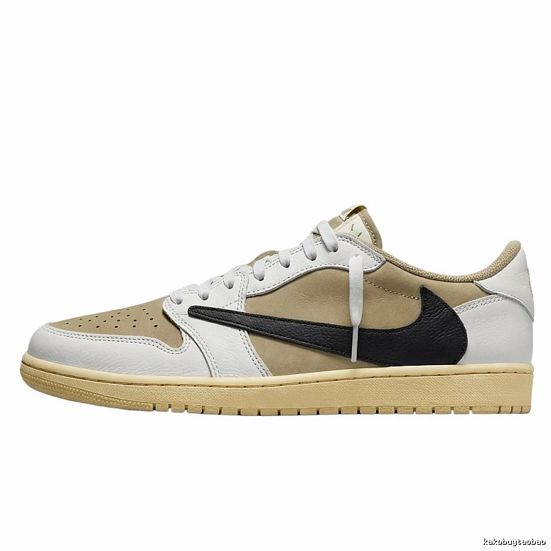 Jordan AJ1 Simple Beige Sports Shoes