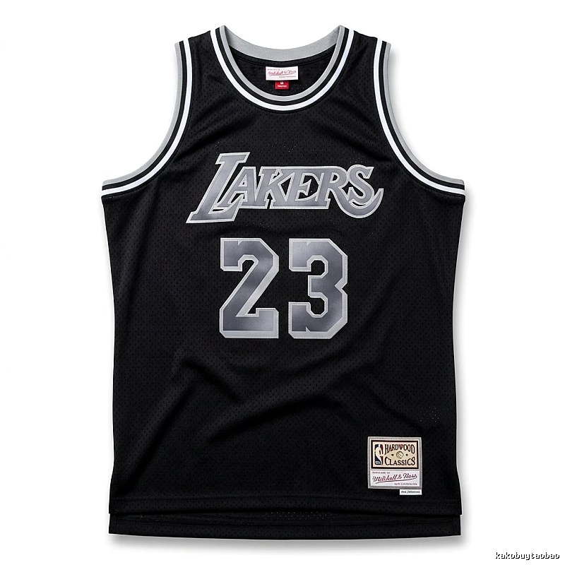 Lakers No. 23 LBJ retro-style jersey
