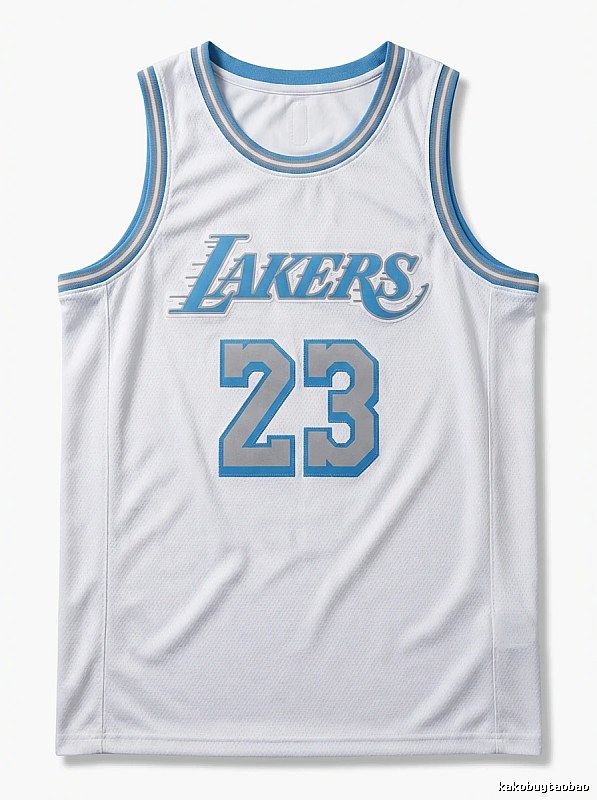 LBJ Lakers retro white jersey