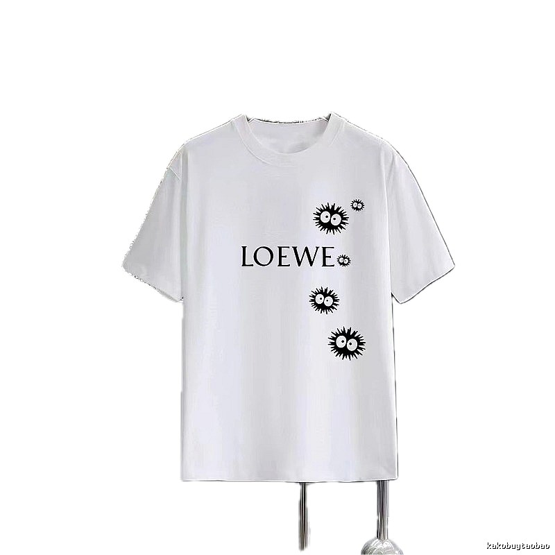 LOEWE Elf Co-branded Trendy Style White T-Shirt