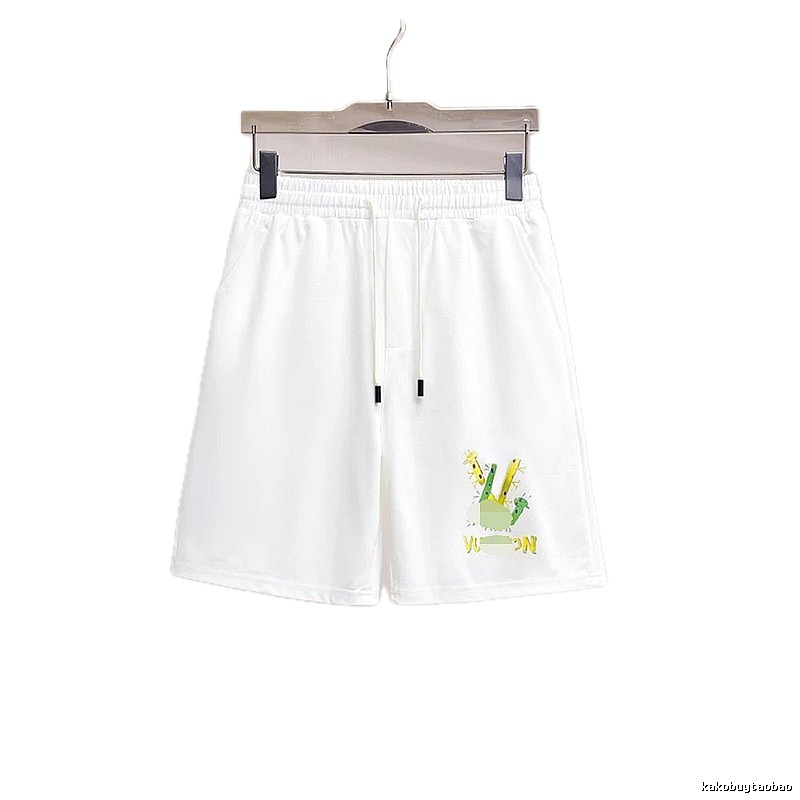 Louis Vuitton Cartoon Print Casual White Shorts