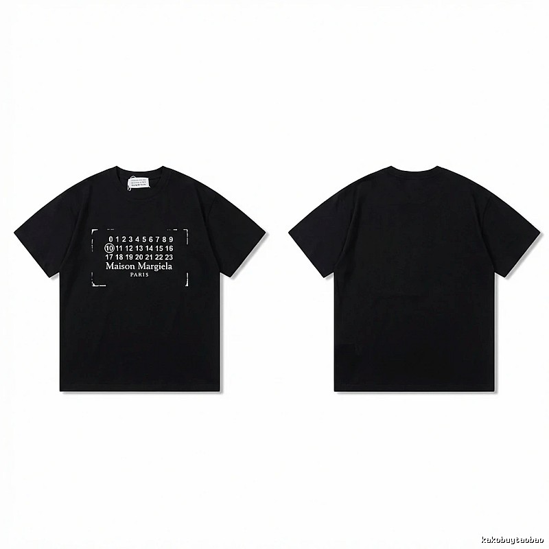Maison Margiela Digital Style Black T-shirt