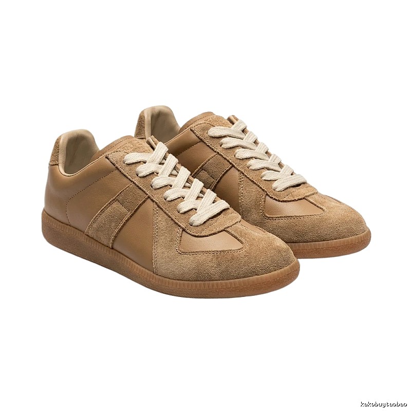 Maison Margiela German training style brown shoes