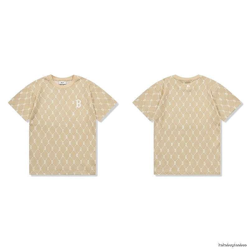 MLB Old Flower Style Beige T-shirt