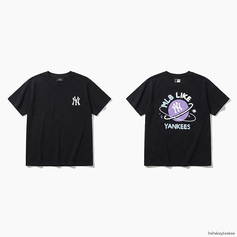 MLB Planet Style Black T-shirt