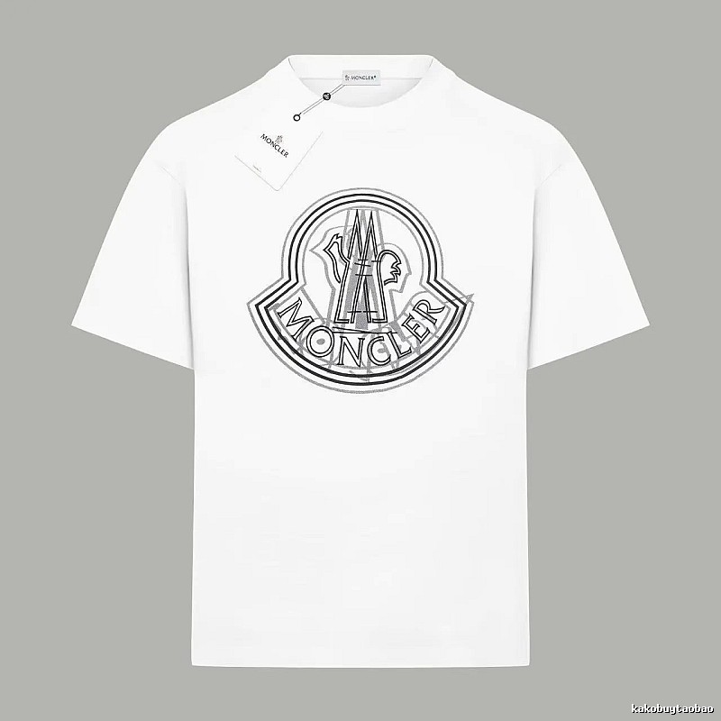 Moncler classic and simple style white T-shirt