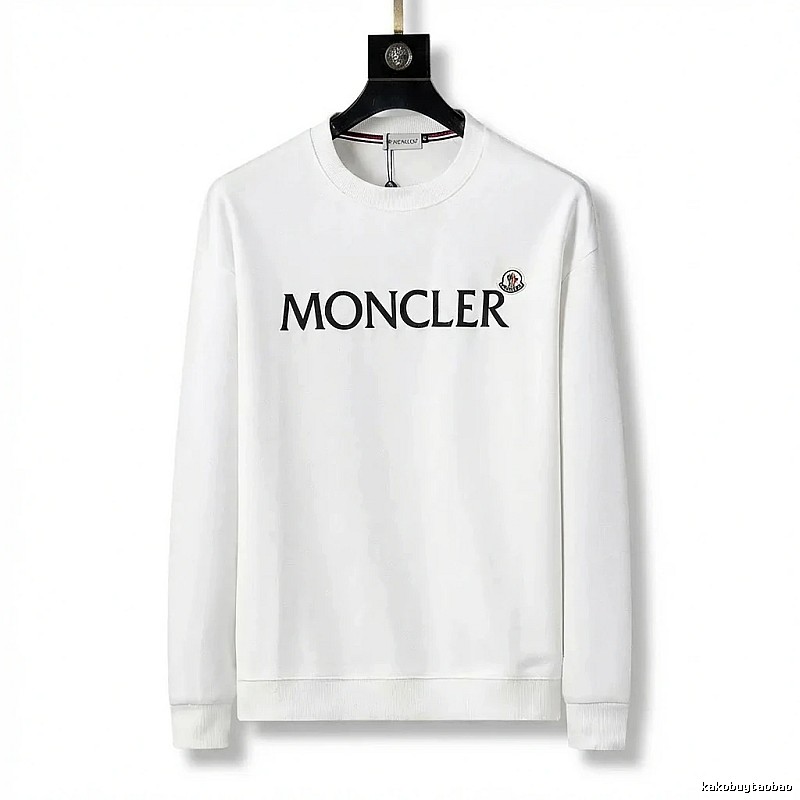 Moncler classic simple style white sweatshirt