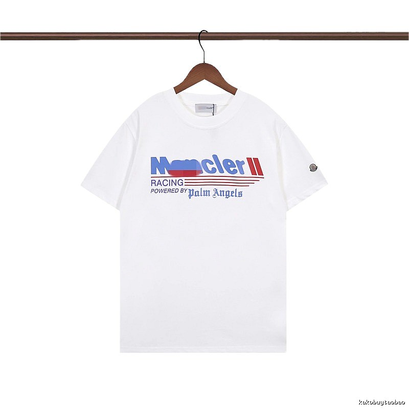 Moncler Racing Co-branded Street Style White T-Shirt