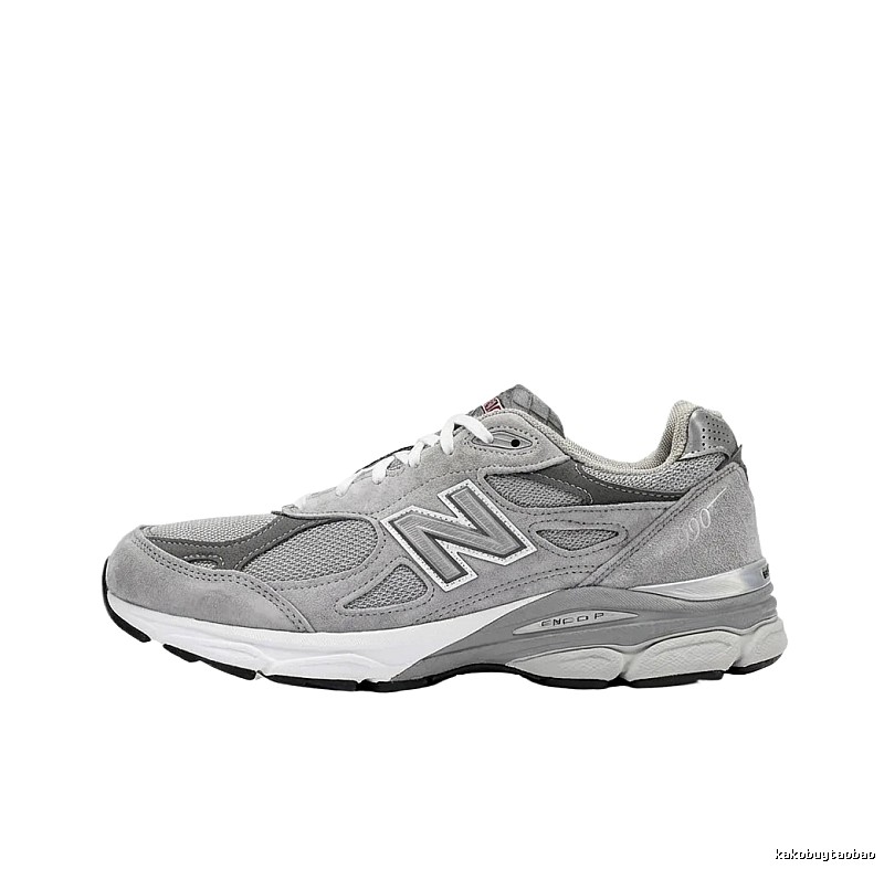 New Balance 990 series retro-style grey shoes