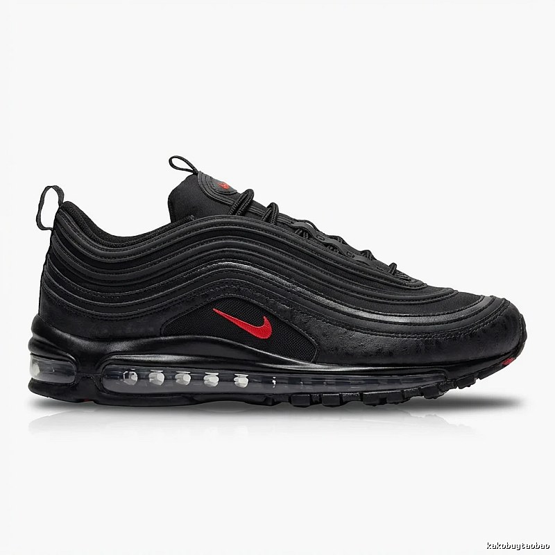Nike 97 Retro Black and Red Sports Shoes