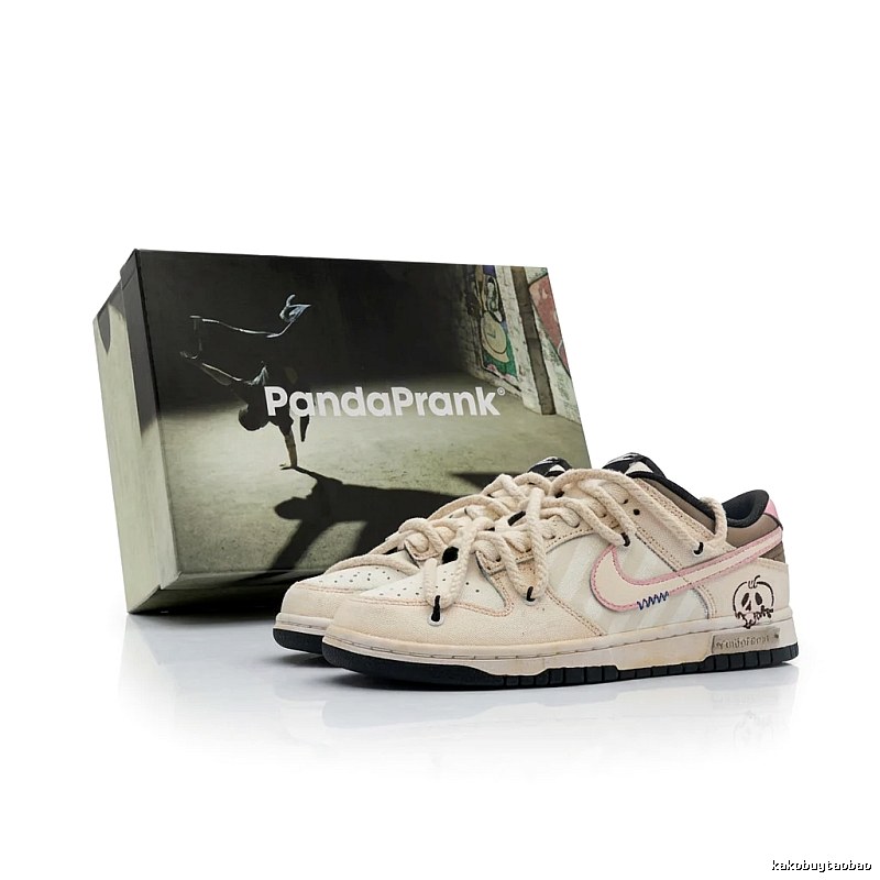 Nike Panda Prank Light Pink Board Shoes