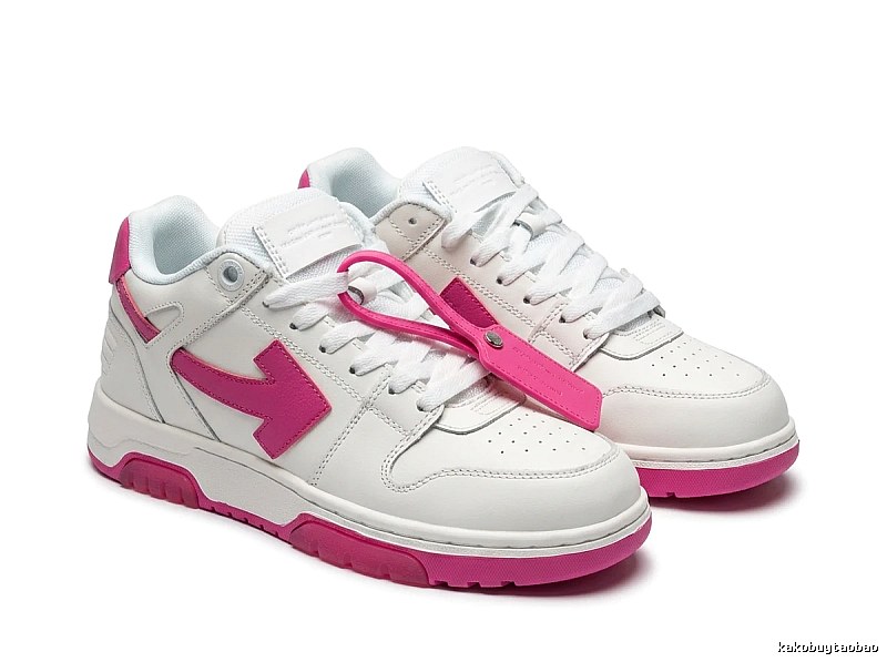 Off-White casual style white and pink shoes
