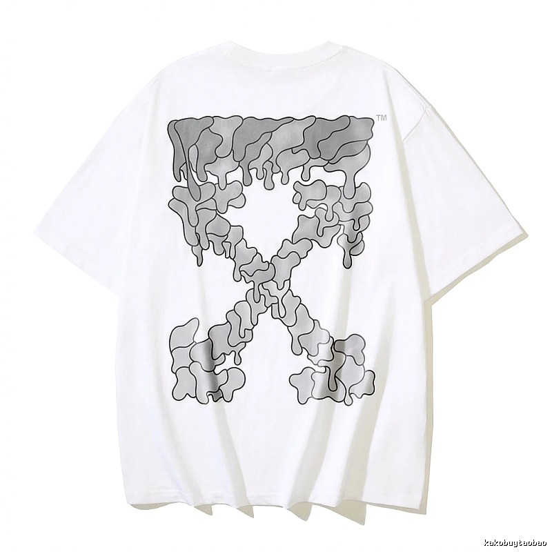 Off-White Gradient Style White T-shirt