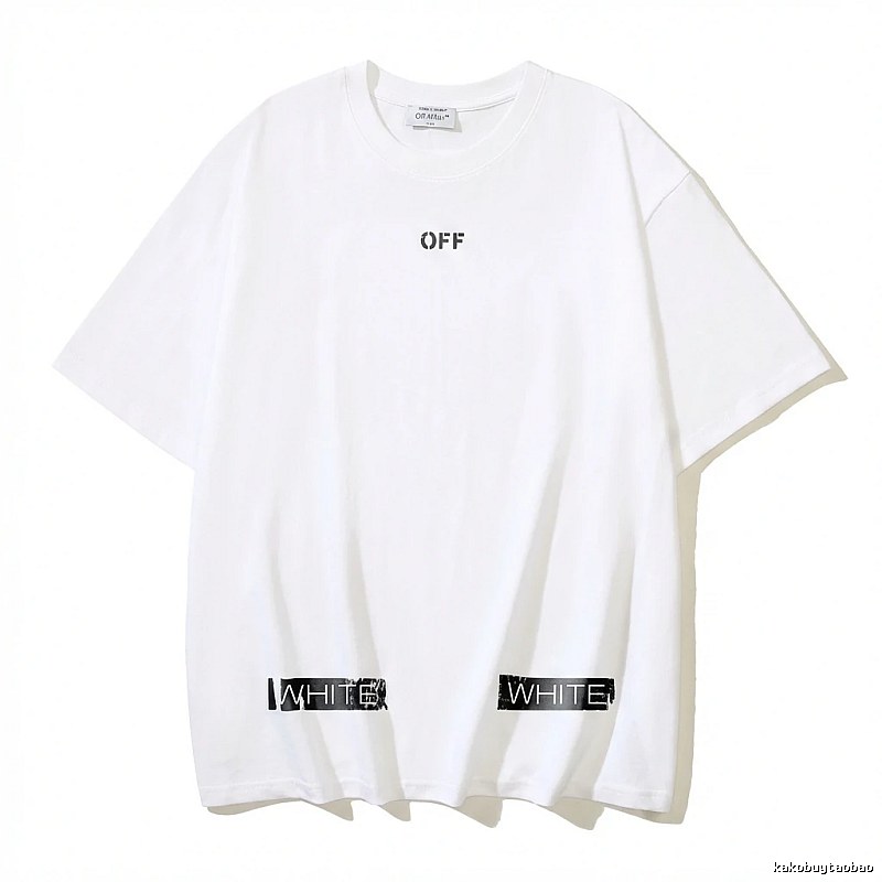 Off-White simple style white T-shirt