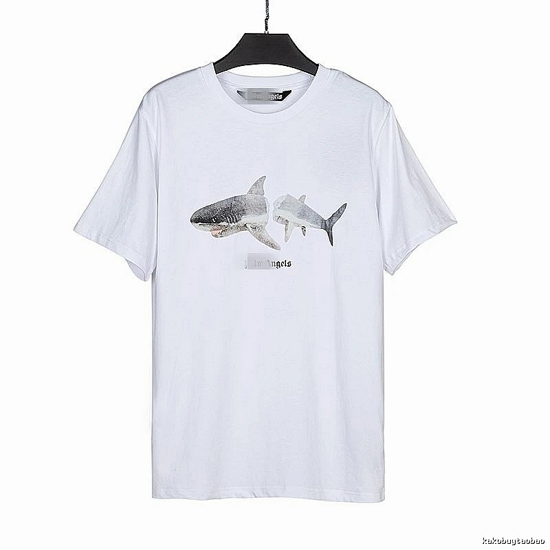 Palm Angels Patterned Bear graphic T-shirt White Colorful Bear with Polished Detail