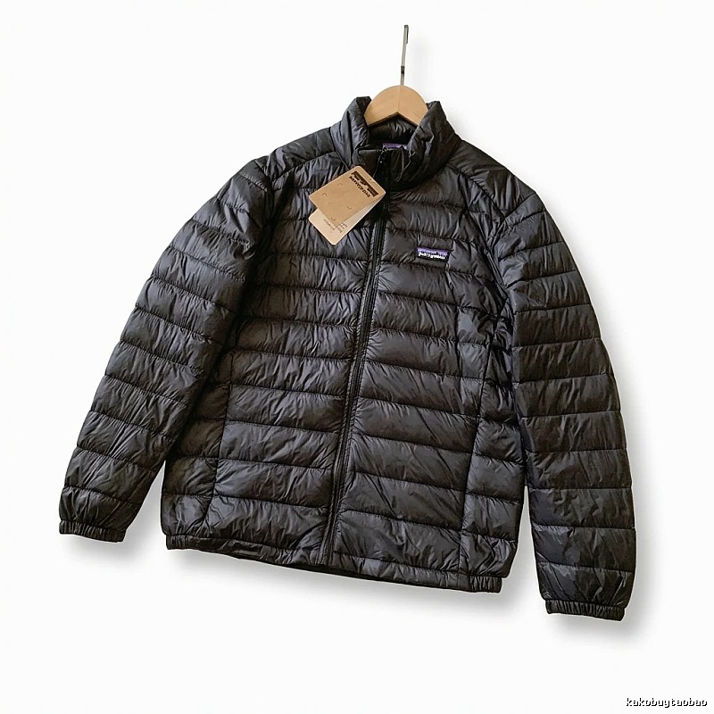 Patagonia lightweight and warm black down jacket
