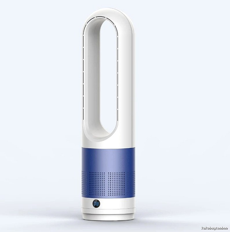 Quiet Room Bladeless Tower Fan 18-inch Single-cooling Version