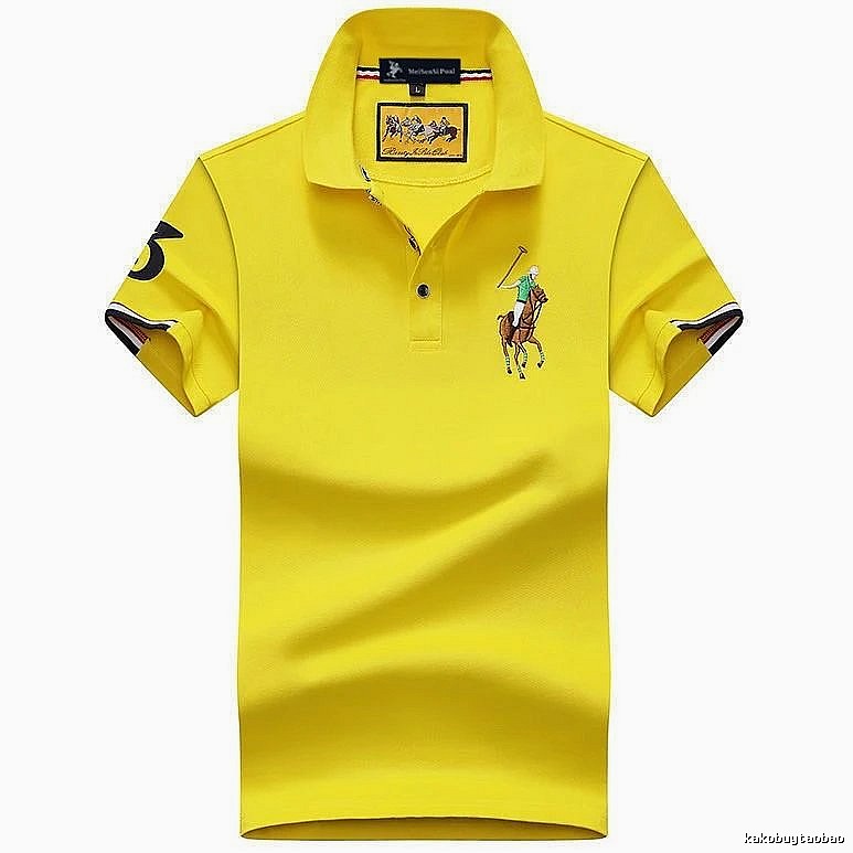 Ralph Lauren Classic Yellow polo shirt Bright Yellow Polo for Daily Styling